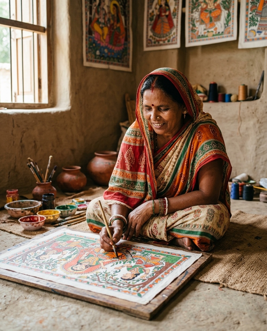 Meera Devi — Madhubani Painting artisan from Mithila, Bihar